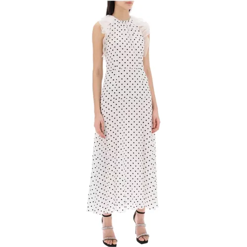 Ärmelloses Maxikleid mit Polka Dots - Alessandra Rich - Modalova