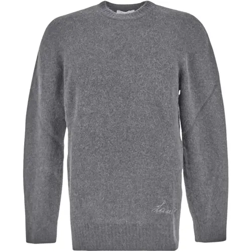 Alpaka Crewneck Strickpullover , Herren, Größe: XL - Laneus - Modalova