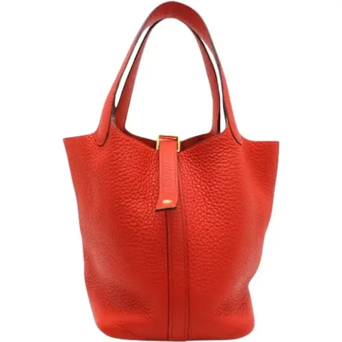 Pre-owned Leather totes , female, Sizes: ONE SIZE - Hermès Vintage - Modalova