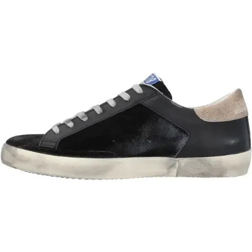 Leather sneakers , male, Sizes: 8 UK - Golden Goose - Modalova