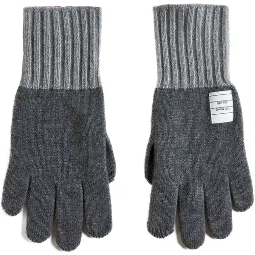 RWB Stripe Wool Gloves , male, Sizes: M - Thom Browne - Modalova