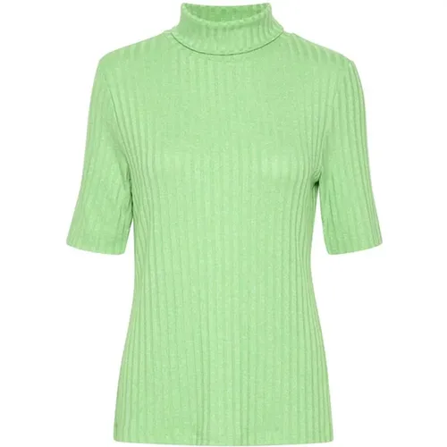 Rollneck Blouse Top Irish Melange , female, Sizes: 2XL, S, L, XS, XL, M - My Essential Wardrobe - Modalova