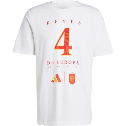 Spanien Gewinner T-Shirt , Herren, Größe: S - Adidas - Modalova