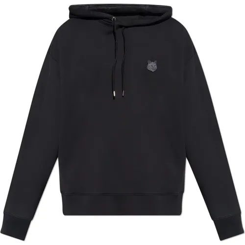 Hoodie with logo , male, Sizes: S, M, L, XL - Maison Kitsuné - Modalova