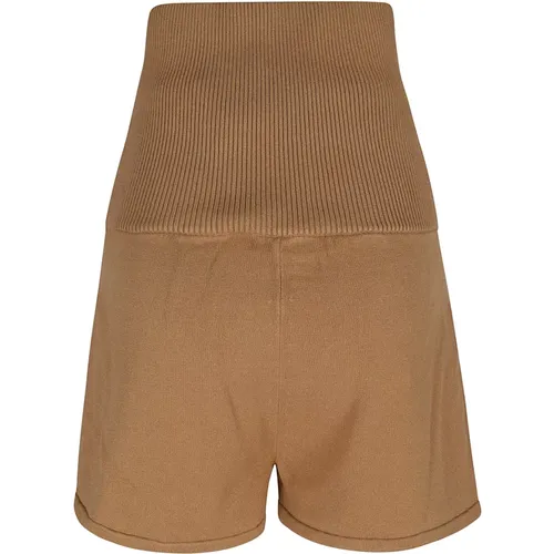 Strickshorts mit ausgestelltem Bein-Design , Damen, Größe: S - Max Mara - Modalova