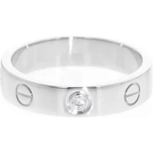 Pre-owned White Gold rings , female, Sizes: ONE SIZE - Cartier Vintage - Modalova