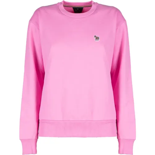 Neon Zebra Sweatshirt , female, Sizes: XL, L - PS By Paul Smith - Modalova