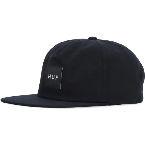 Schwarze Flat Visor Cap Snapback Set - HUF - Modalova