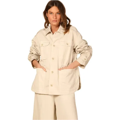 Florance Damen Field Jacket mit Stickerei , Damen, Größe: XS - Mason's - Modalova