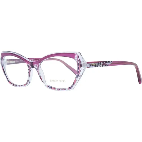 Lila Cat Eye Optische Brillen - EMILIO PUCCI - Modalova