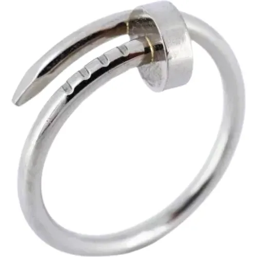 Pre-owned White Gold rings , female, Sizes: ONE SIZE - Cartier Vintage - Modalova