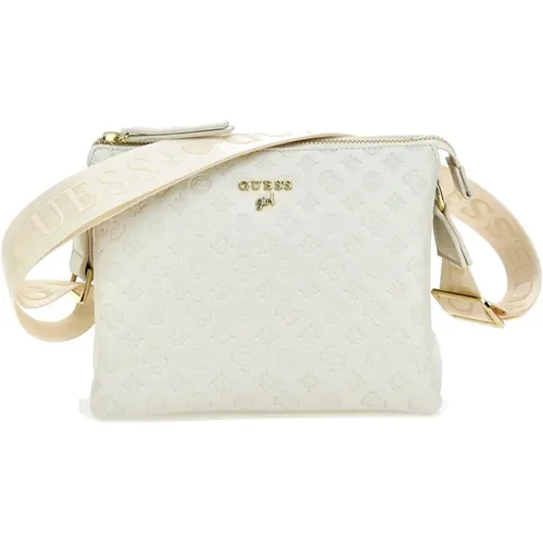 Logo Embossed Cross Body Bag , female, Sizes: ONE SIZE - Guess - Modalova