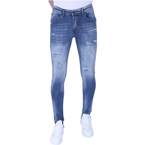 Jeans Für Männer Slim Fit Mit Rissen - 1095 , Herren, Größe: W30 - Local Fanatic - Modalova