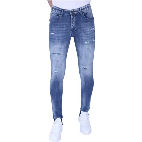 Jeans Für Männer Slim Fit Mit Rissen - 1095 - Local Fanatic - Modalova