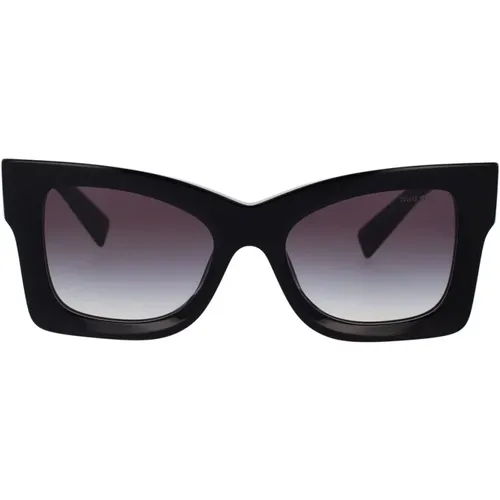 Butterfly Style Sunglasses with Wide Arms , female, Sizes: 51 MM - Miu Miu - Modalova