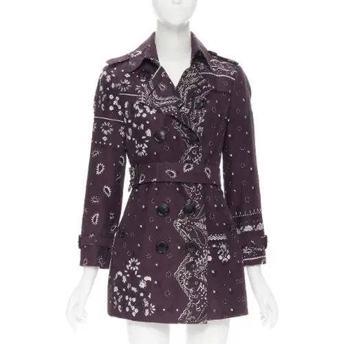 Pre-owned Silk outerwear , female, Sizes: XS - Burberry Vintage - Modalova