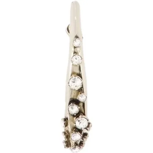 Elegant Pave Faceted Earrings , female, Sizes: ONE SIZE - alexander mcqueen - Modalova