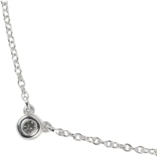 Pre-owned Silver necklaces , female, Sizes: ONE SIZE - Tiffany & Co. Pre-owned - Modalova