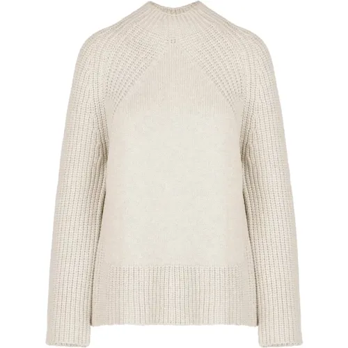 Cozy Wool Blend Raglan Sleeve Pullover , female, Sizes: S, M, L, XL - BomBoogie - Modalova