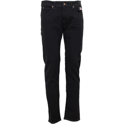 Schwarze Slim Fit Jeans 517 Superior , Herren, Größe: W35 - Roy Roger's - Modalova