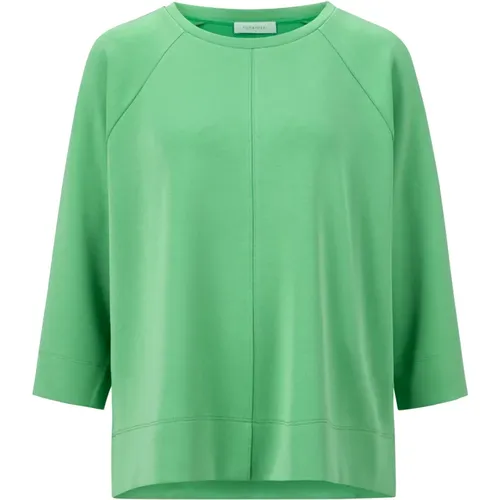 Sweatshirt with raglan sleeves , Damen, Größe: L - Rich & Royal - Modalova