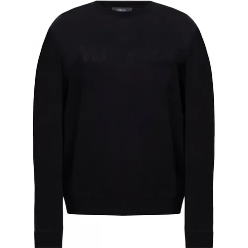 Stylish Men's Sweatshirt , male, Sizes: XL - Versace - Modalova