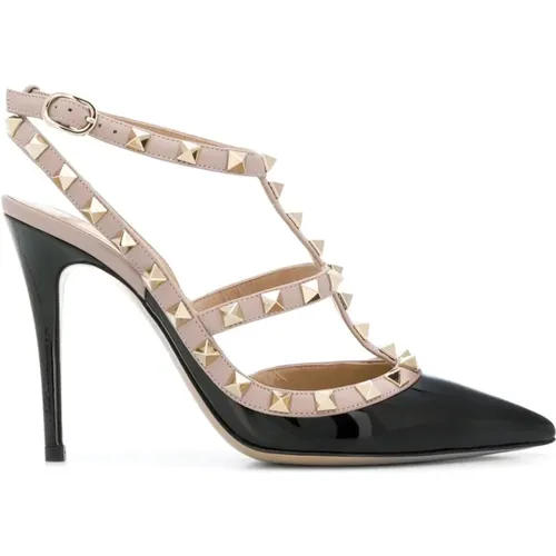 Rockstud Ankle-Strap Pumps , female, Sizes: 8 UK, 7 1/2 UK - Valentino Garavani - Modalova