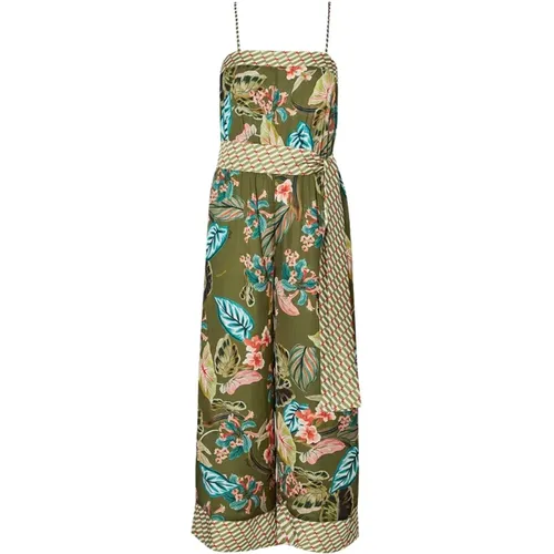 Printed Jumpsuit , female, Sizes: L, M - Liu Jo - Modalova