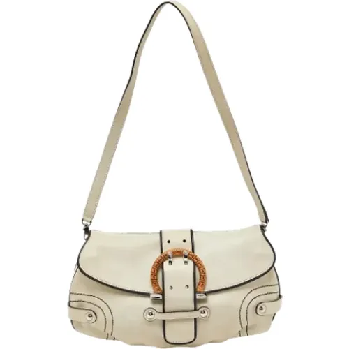 Pre-owned Leather shoulder-bags , female, Sizes: ONE SIZE - Salvatore Ferragamo Pre-owned - Modalova