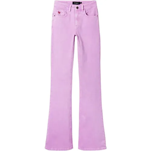 Modern Slim Fit Jeans , female, Sizes: L, M - Desigual - Modalova