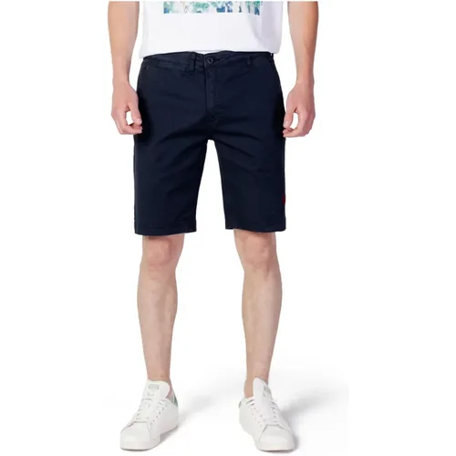 Mens Shorts with Zip and Button Fastening , male, Sizes: W38, W36 - U.s. Polo Assn. - Modalova