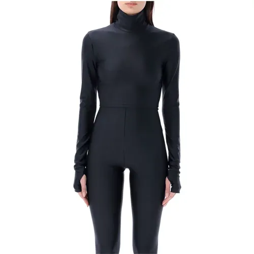 Turtleneck Crop Top , female, Sizes: M, L, S - Andamane - Modalova