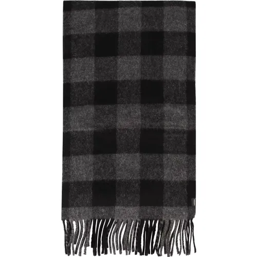 Frayed Hem Wool Blend Scarf - Woolrich - Modalova