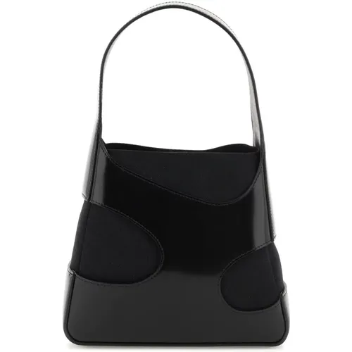 Cut-out Leather Handbag with Magnetic Closure , female, Sizes: ONE SIZE - Salvatore Ferragamo - Modalova