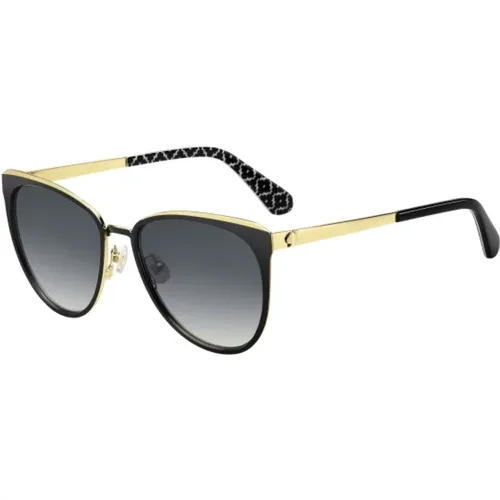 Schwarze Metallsonnenbrille für Frauen - Kate Spade - Modalova