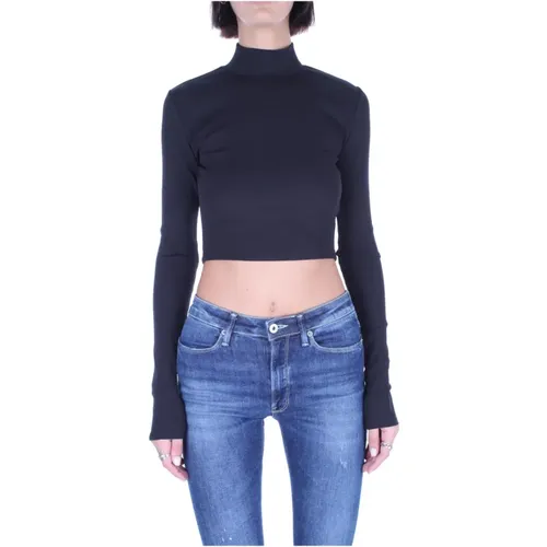 Schwarze Pullover mit Ausschnittdetails - Calvin Klein - Modalova