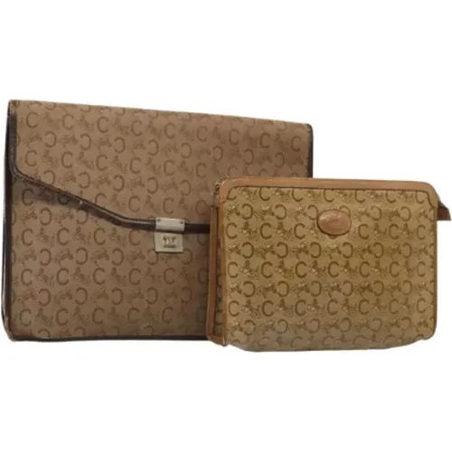 Pre-owned Canvas clutches , female, Sizes: ONE SIZE - Celine Vintage - Modalova