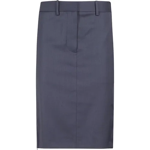 Zip Skirt - Stylish and Trendy , female, Sizes: 3XS - Helmut Lang - Modalova