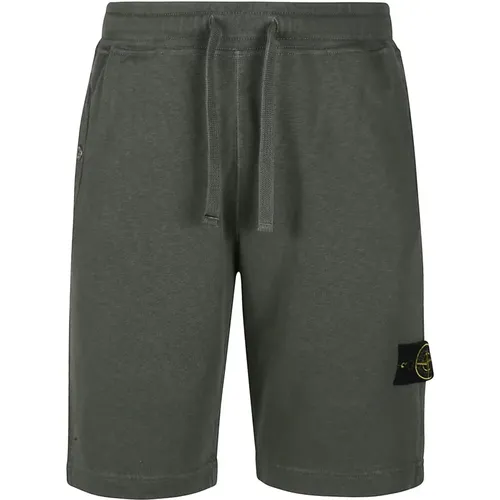 Stylische Bermuda-Shorts für Männer , Herren, Größe: L - Stone Island - Modalova