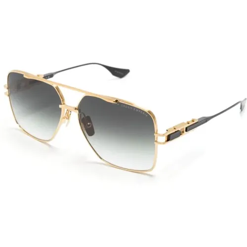 Gold Sunglasses for Everyday Use , unisex, Sizes: 61 MM - Dita - Modalova