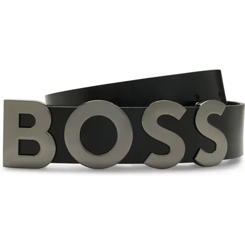 Elegant Business Logo Belt Men , male, Sizes: 115 CM, 90 CM, 105 CM, 120 CM, 100 CM, 110 CM, 95 CM - Boss - Modalova