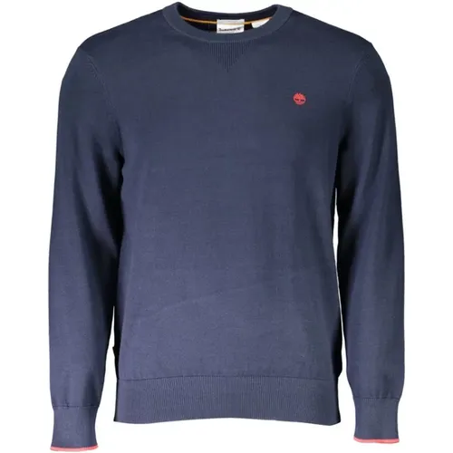 Klassischer Blauer Bio-Pullover , Herren, Größe: S - Timberland - Modalova