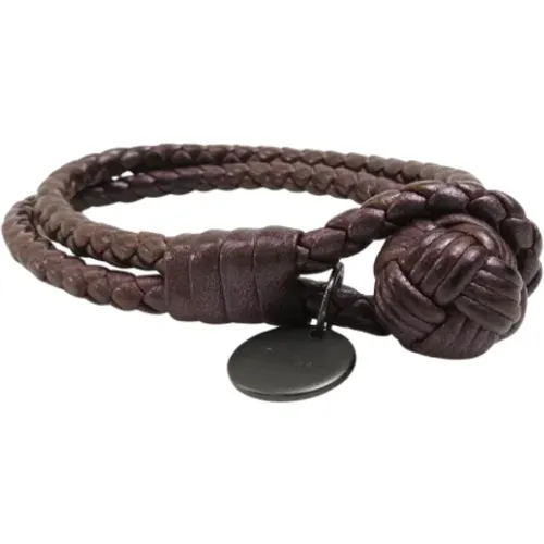 Pre-owned Leather bracelets , female, Sizes: ONE SIZE - Bottega Veneta Vintage - Modalova