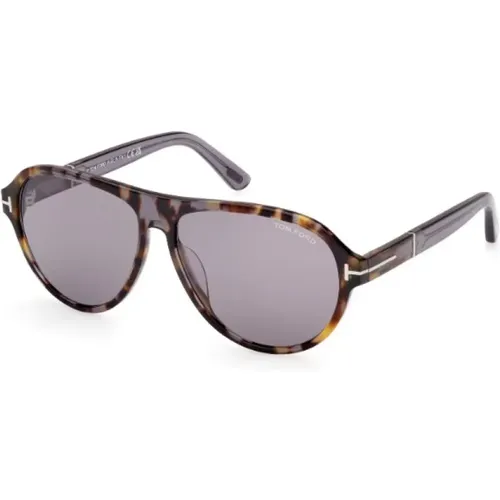 Pilot Turner Sunglasses /Dark Havana , unisex, Sizes: ONE SIZE - Tom Ford - Modalova