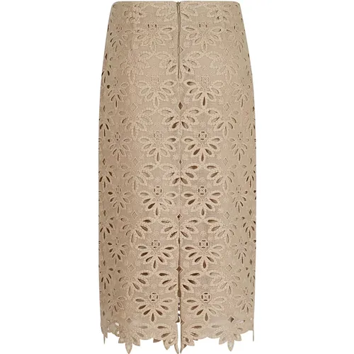 Women's Clothing Skirts Nude & Neutrals Ss24 , female, Sizes: XS - Ermanno Scervino - Modalova