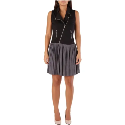 Grey Dress for Women by , female, Sizes: L - MET - Modalova