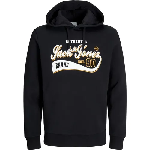 Logo Hoodie Sweatshirt , Herren, Größe: M - jack & jones - Modalova