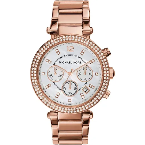 Chronograph Bracelet Watch , female, Sizes: ONE SIZE - Michael Kors - Modalova