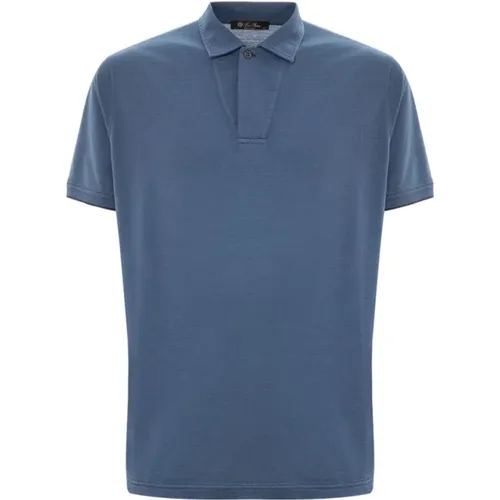 Light Cotton Polo Shirt , male, Sizes: L, XL - Loro Piana - Modalova