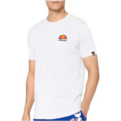 Herren Baumwoll T-Shirt Stilvolles Logo - Ellesse - Modalova